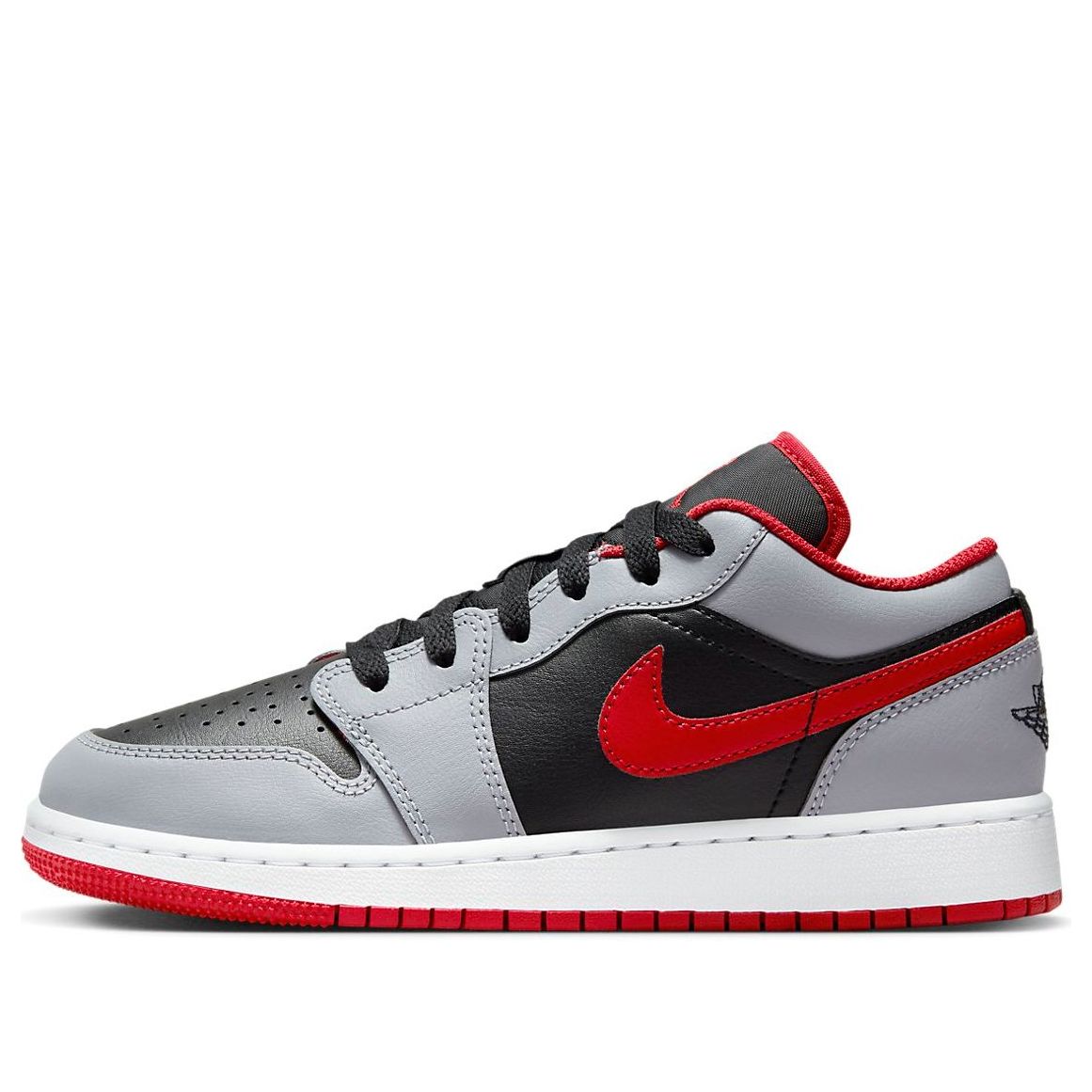 (GS) Air Jordan 1 'Cement Grey White Fire Red' 553560-060