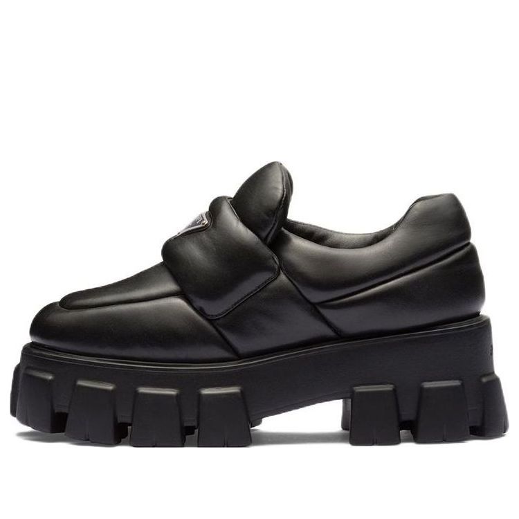 (WMNS) PRADA Soft Padded Nappa Leather Loafers 'Black' 1D125N_2DL8_F0002_F_055