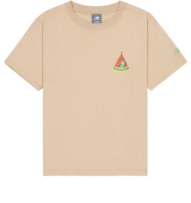 (WMNS) New Balance Cartoon Short Sleeve T-Shirt 'Pink' AWT41333-INC