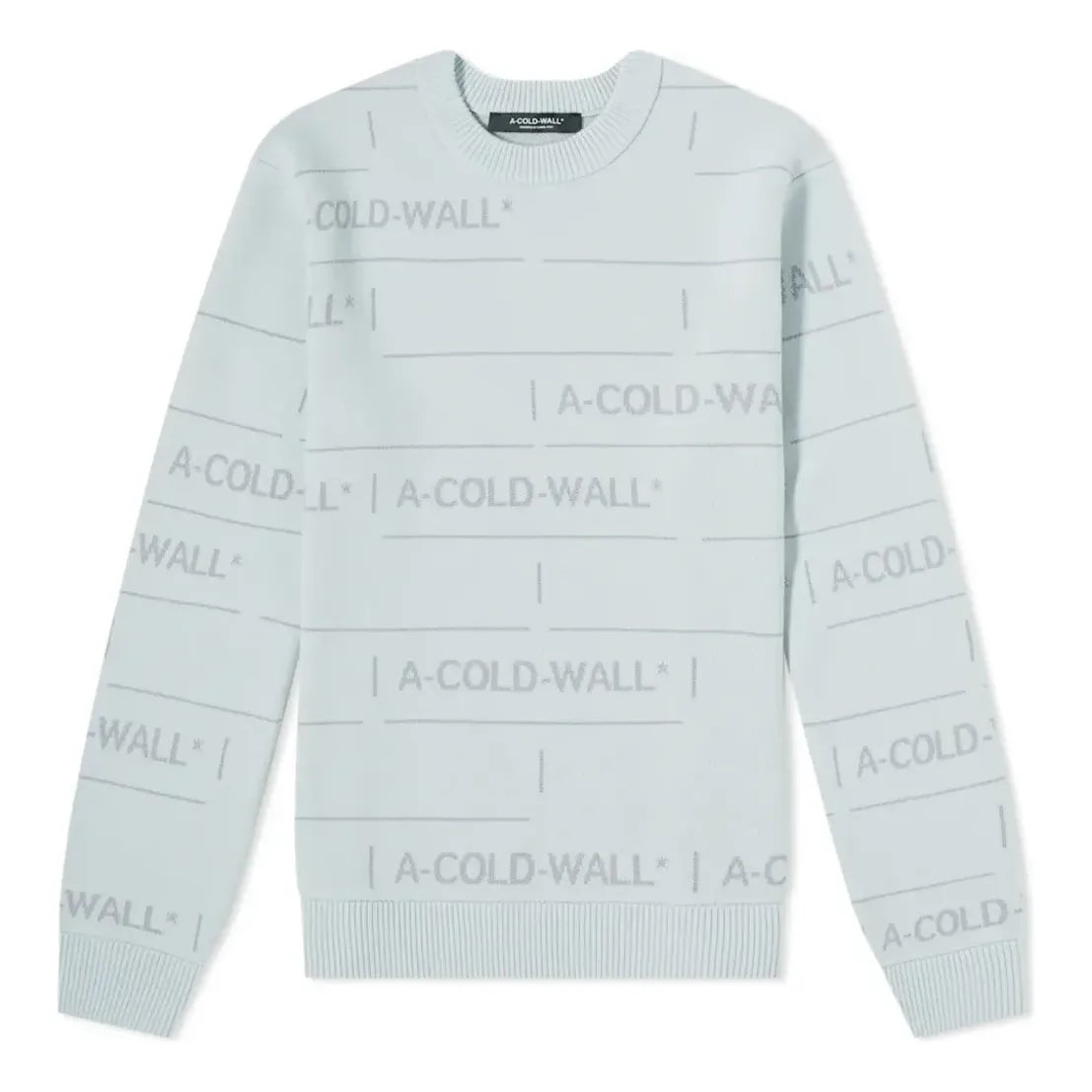 A-COLD-WALL* Chain Jacquard Knit Sweaters 'Ice Grey' ACWMK031IC-GRY