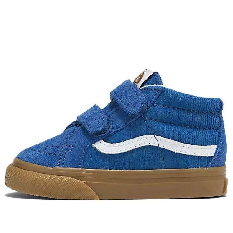 (TD) Vans Sk8-Mid Reissue V Corduroy Shoes 'Blue' VN0A5DXDBLU