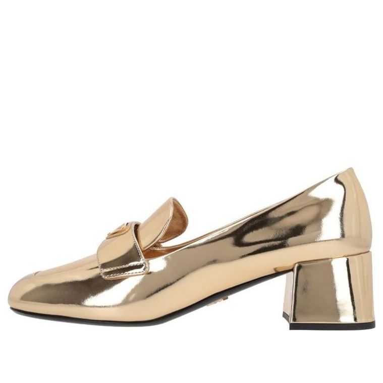 (WMNS) PRADA Patent Leather Loafers 'Gold' 1D763M_F045_3AU1_F_0522
