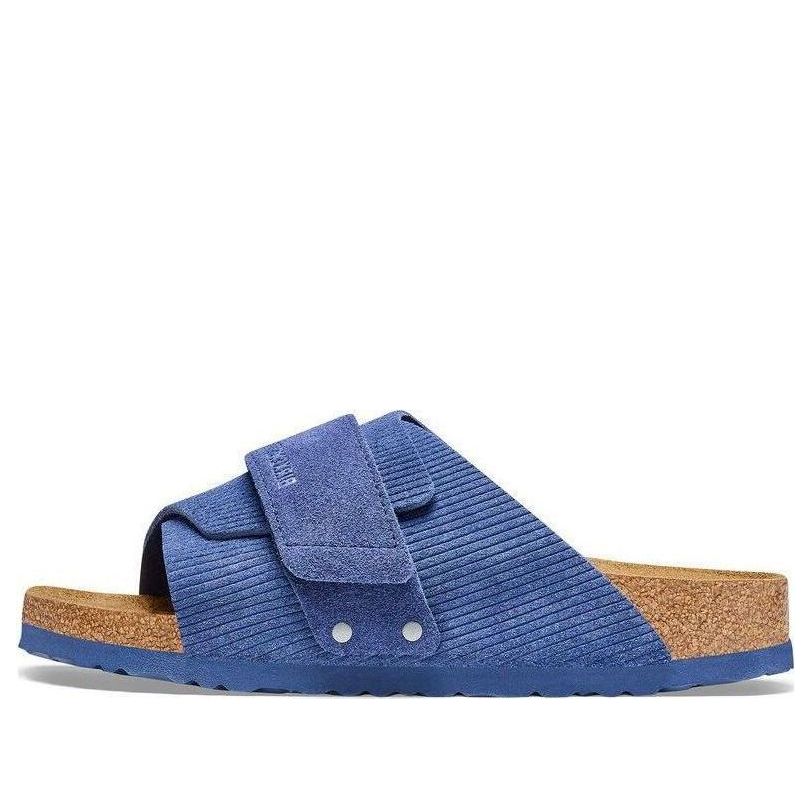 Birkenstock Kyoto Suede Embossed Narrow Fit 'Corduroy Indigo' 1025704