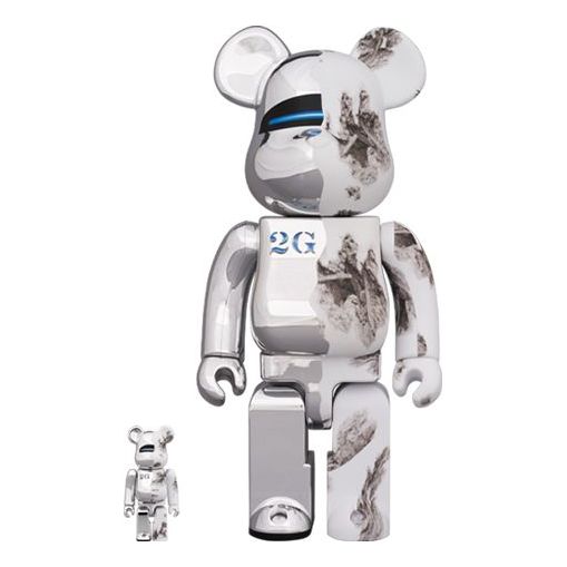2G SORAYAMA x Daniel Arsham 100%+400% BEARBRICK3456