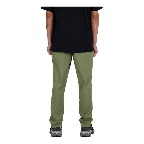 New Balance Icon Twill Tapered Pants 'Dark Olivine' AMP41575-DEK
