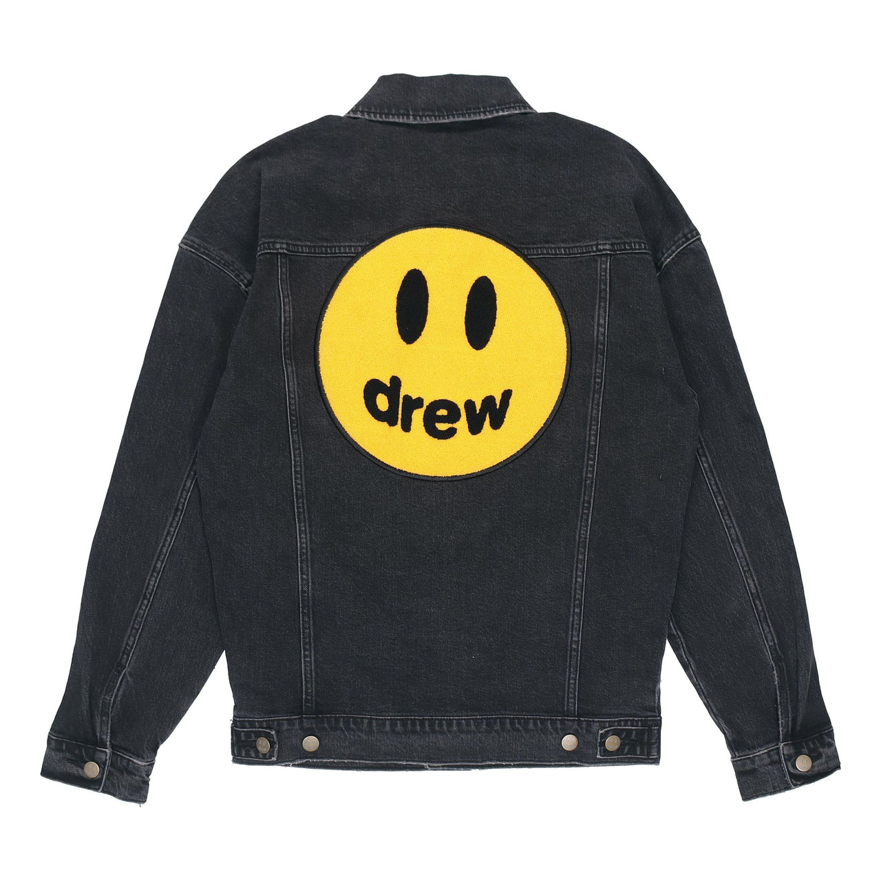Drew House Chenille Mascot Patch Trucker Jacket 'Black' DR-SS21-20