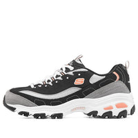 (WMNS) Skechers D'Lites 1.0 'Black White Gray' 11947-BKWG