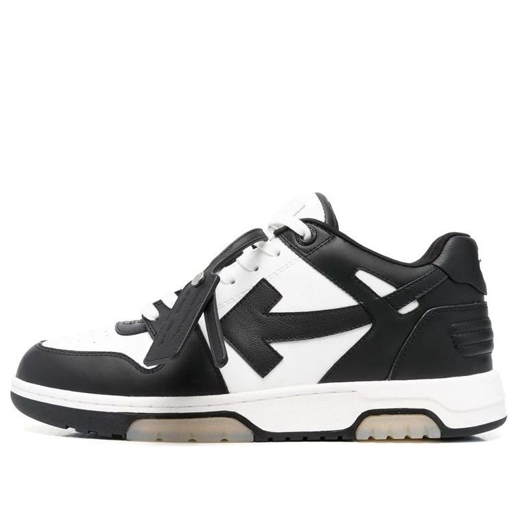 (WMNS) Off-White Out Of Office Low-Top Sneaker 'Black White' OWIA259C99LEA0011001