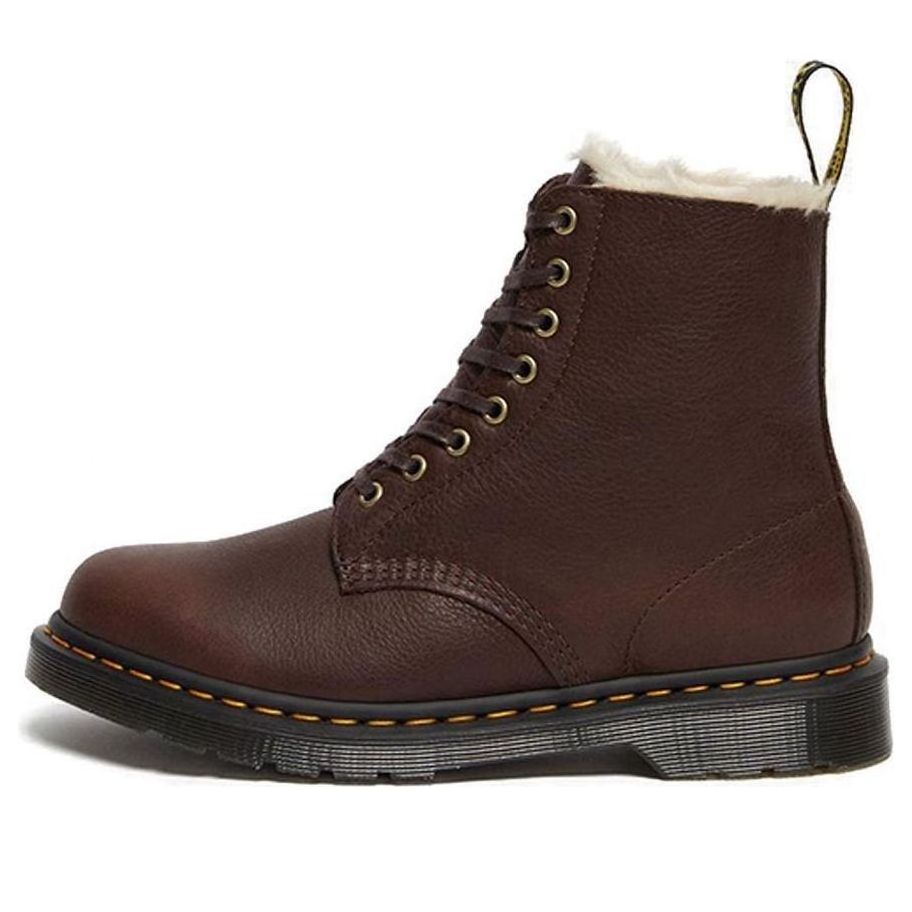 Dr. Martens 1460 Pascal Faux Fur Lined Boots Brown 26225257