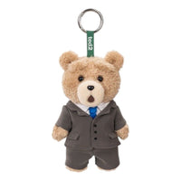Pop Mart Ted2 Teddy Bear Action Plush Pendant 'Suit Bear' Secret Edition PPMT-2503-0035-SB