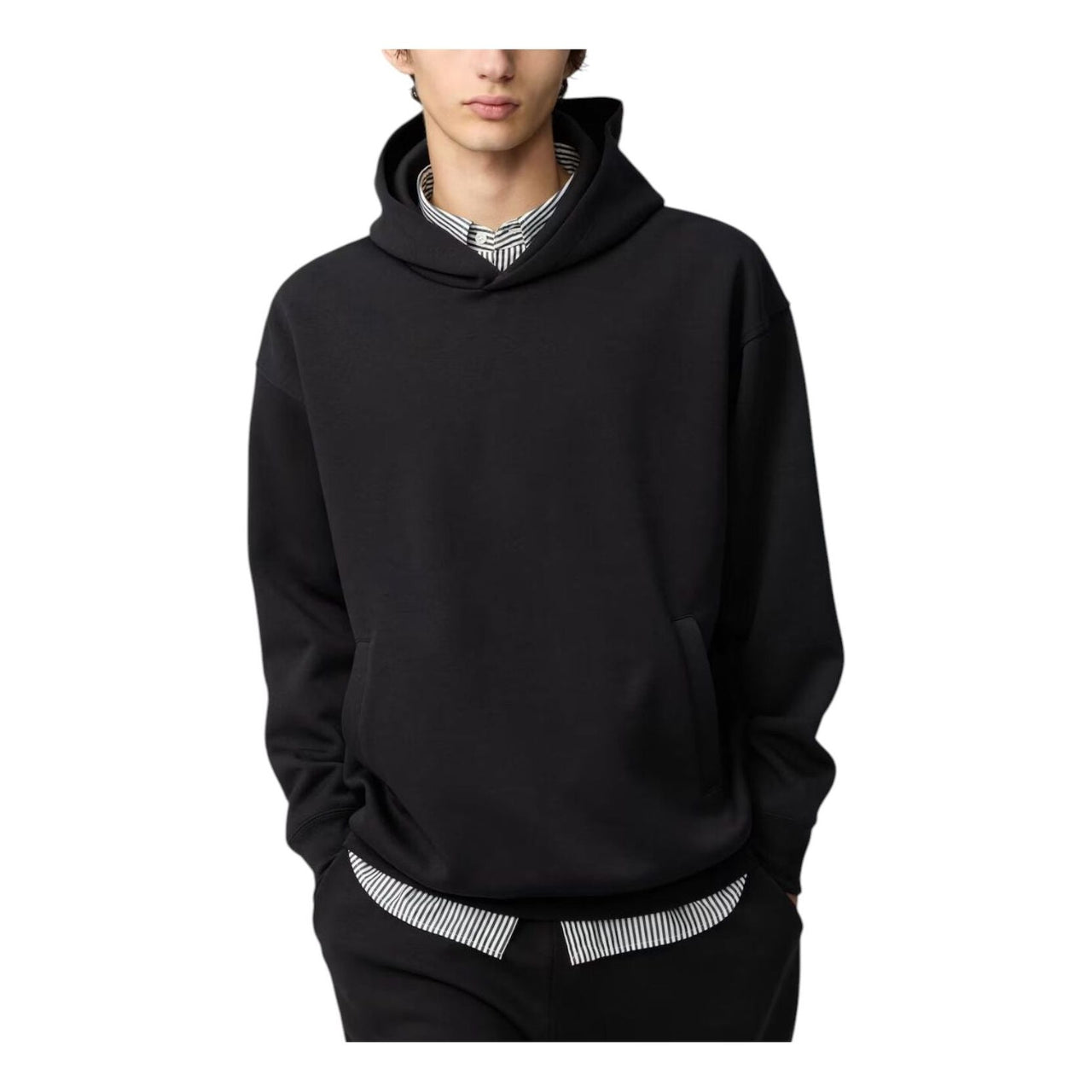 UNIQLO Sweat Oversized Hoodie 'Black' 482309-09