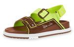 LOUIS VUITTON Trainer Beach Sandals Men's Yellow Green