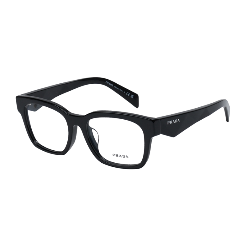 PRADA Plate Frame Square Eyeglass Frames Men's