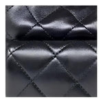 CHANEL 25C Shiny Lambskin Shoulder Bags Black