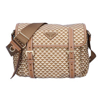 PRADA Recycled Nylon Shoulder Bag Women's Caramel