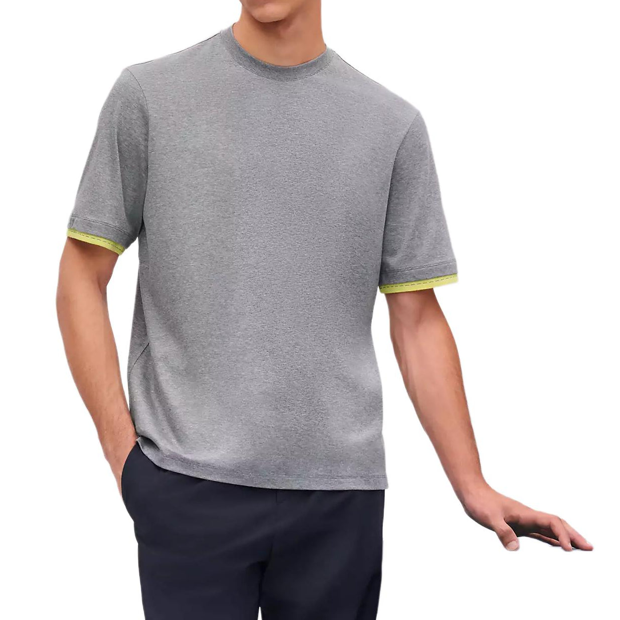 HERMES T-Shirts Men Gray