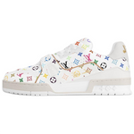 Takashi Murakami x LOUIS VUITTON Trainer Low-Top Skateboard Shoes Women's White
