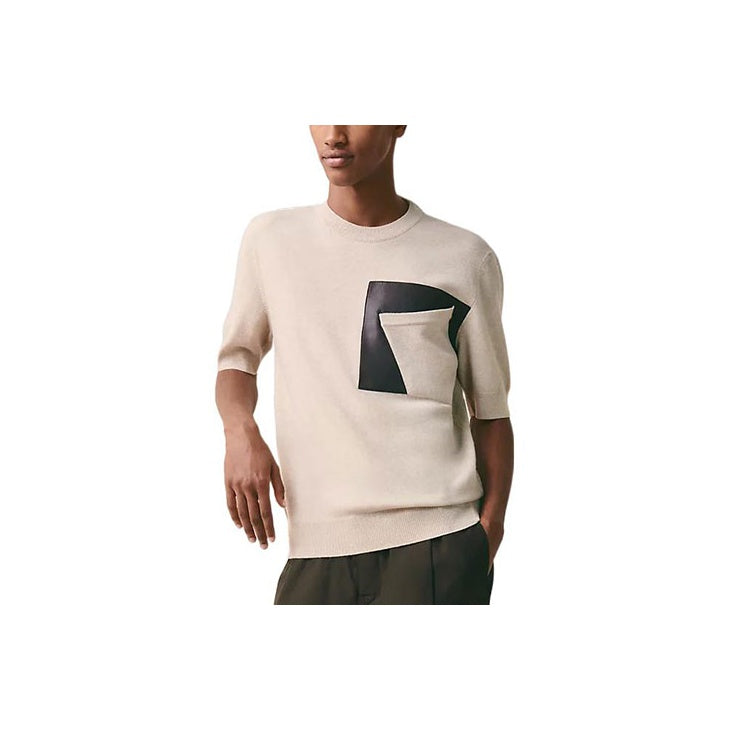 HERMES Sweaters Men Light Khaki