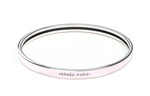 HERMES Palladium-Plated Bangles Women's Lotus Color