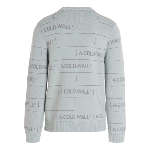 A-COLD-WALL* Chain Jacquard Knit Sweaters 'Ice Grey' ACWMK031IC-GRY