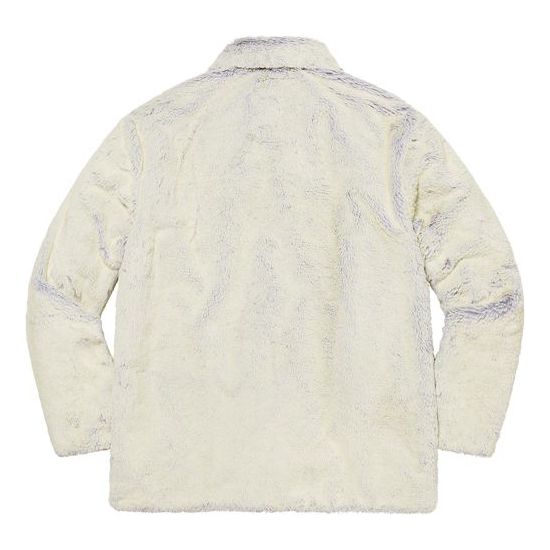 Supreme 2-Tone Faux Fur Shop Coat 'White Purple' SUP-FW21-165