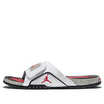 Air Jordan Hydro 4 Retro White Red Slippers 532225-104
