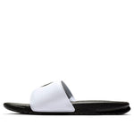 Nike JDI Black White Smiling Face Slippers 'Black White' 631261-018