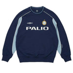 Palace x Umbro Warm Up Crewneck Sweatshirt 'Blue' P26UMCS132