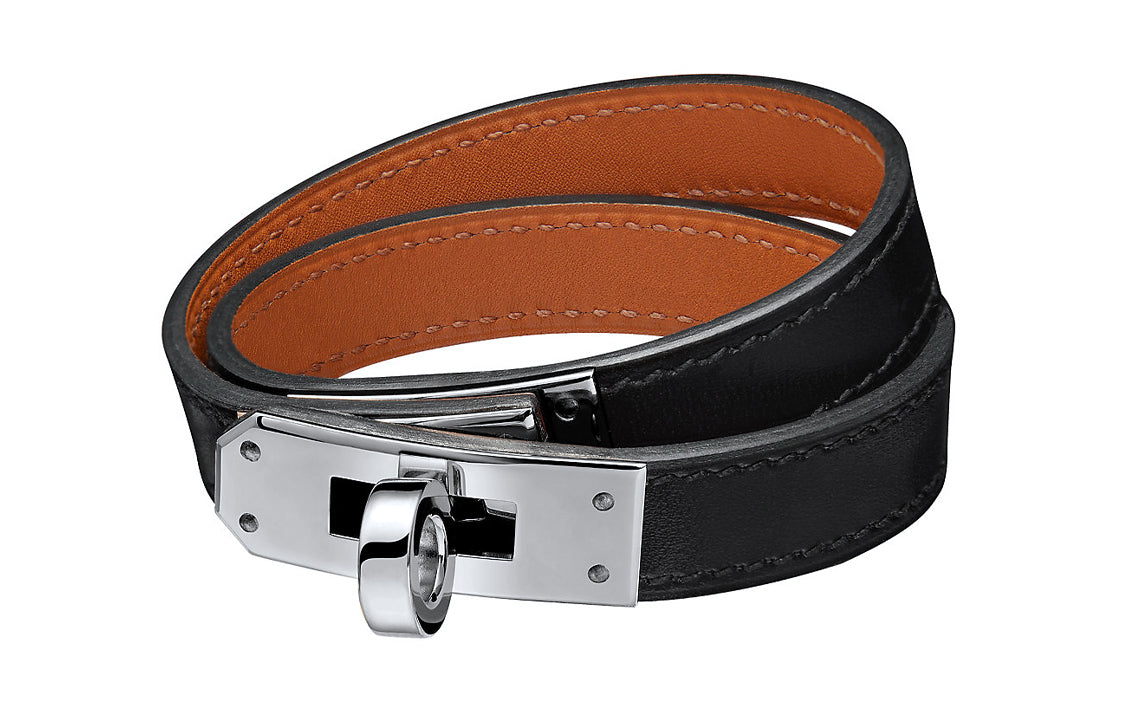HERMES Kelly Calfskin Bangles Unisex
