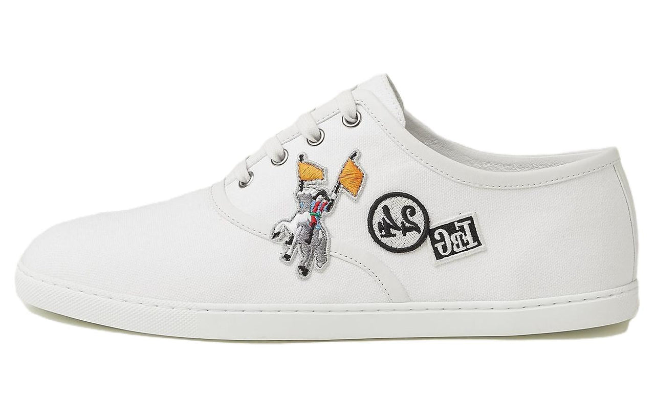 HERMES Innocent Low Top Skateboard Shoes Men's White