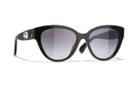CHANEL Sunglasses Unisex Black