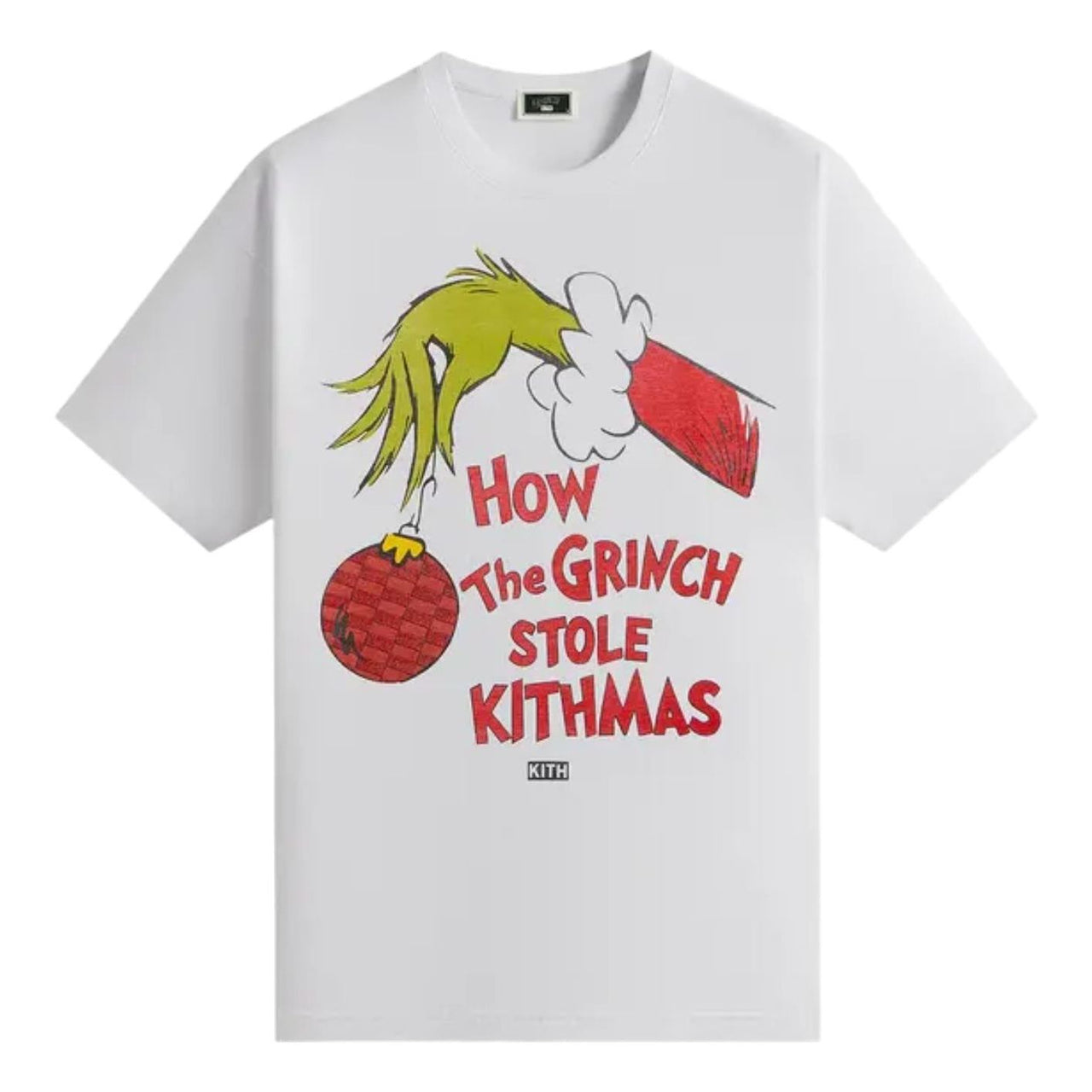 KITH x The Grinch Book Title Vintage T-Shirt 'White' KHM032957-101