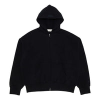 Fear of God Essentials Classic Full Zip-Up Hoodie 'Jet Black' 192AS254780F