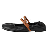 HERMES Jolly Mary Jane Shoes Women's Black