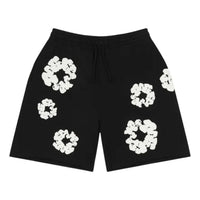 Denim Tears Cotton Wreath Sweatshorts 'Black' SS25BRS2952054