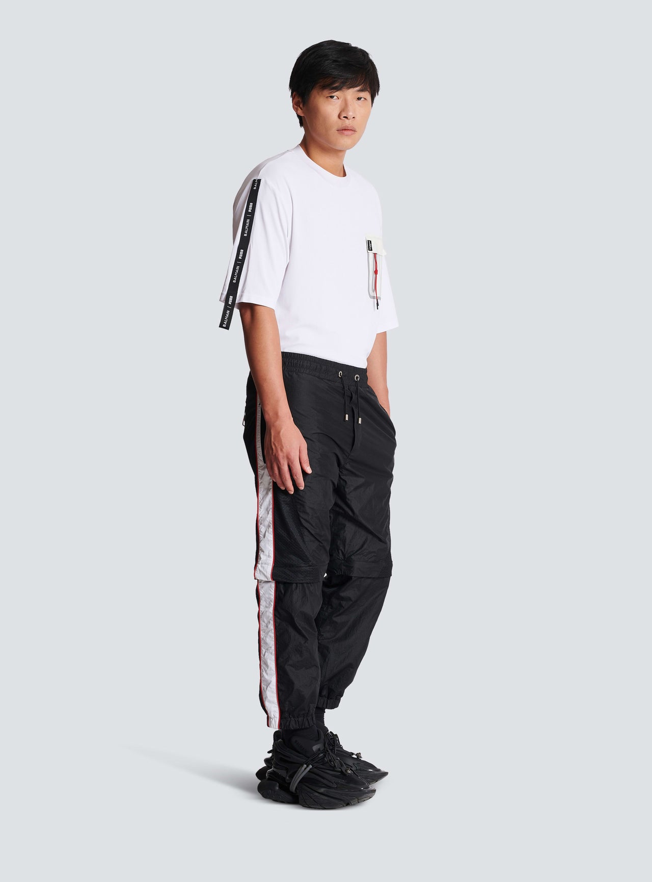 Balmain Men's  Balmain X Puma 2 In 1 Nylon Trackpants
