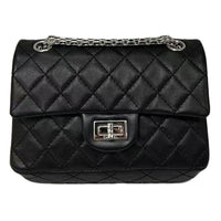 CHANEL Leather Crossbody Bag, Shoulder Bag Women's Black