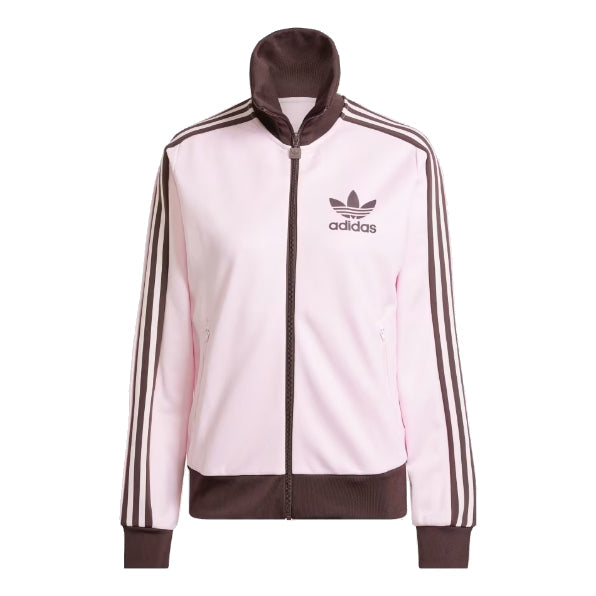 (WMNS) adidas Originals Beckenbauer Track Top Asia Sizing 'Pink Brown' IR6088