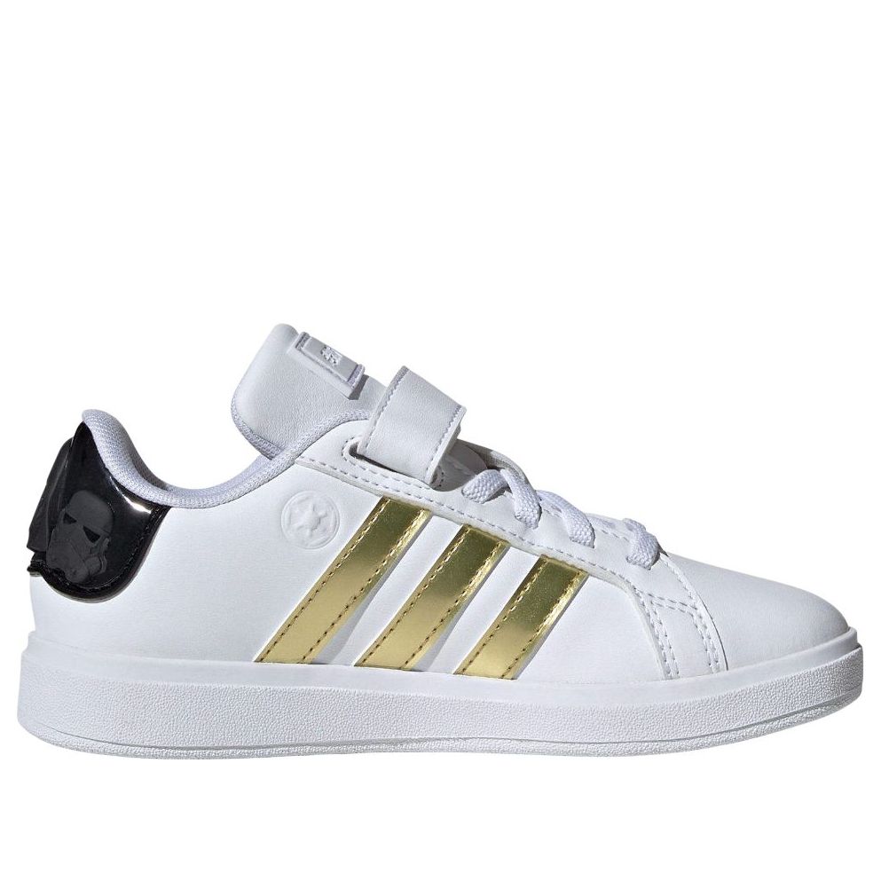 (PS) adidas Star Wars Grand Court 2.0 'White Black Metallic Gold' IH8035