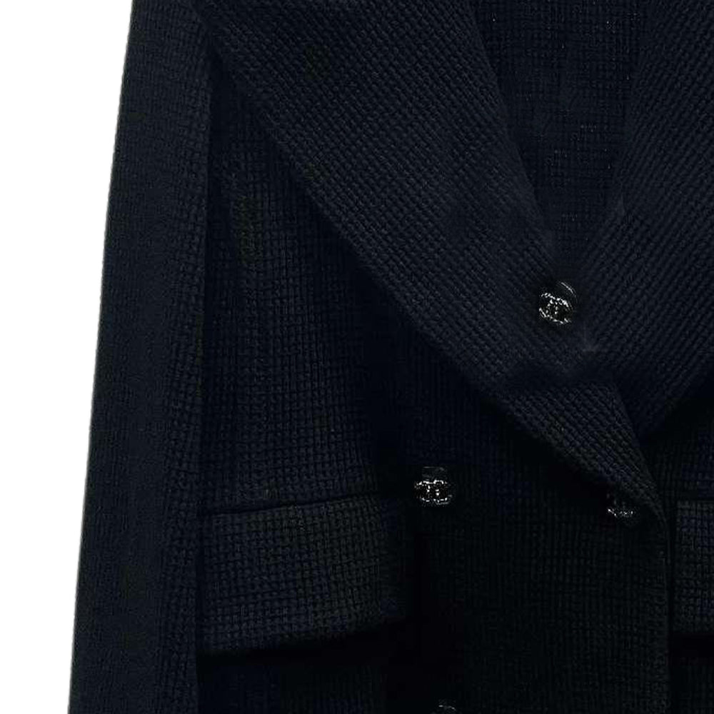 CHANEL Jackets Coats Women's Black