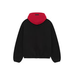Fear of God Essentials x NBA Chicago Bulls Hoodie 'Black Red' 192AL246504F