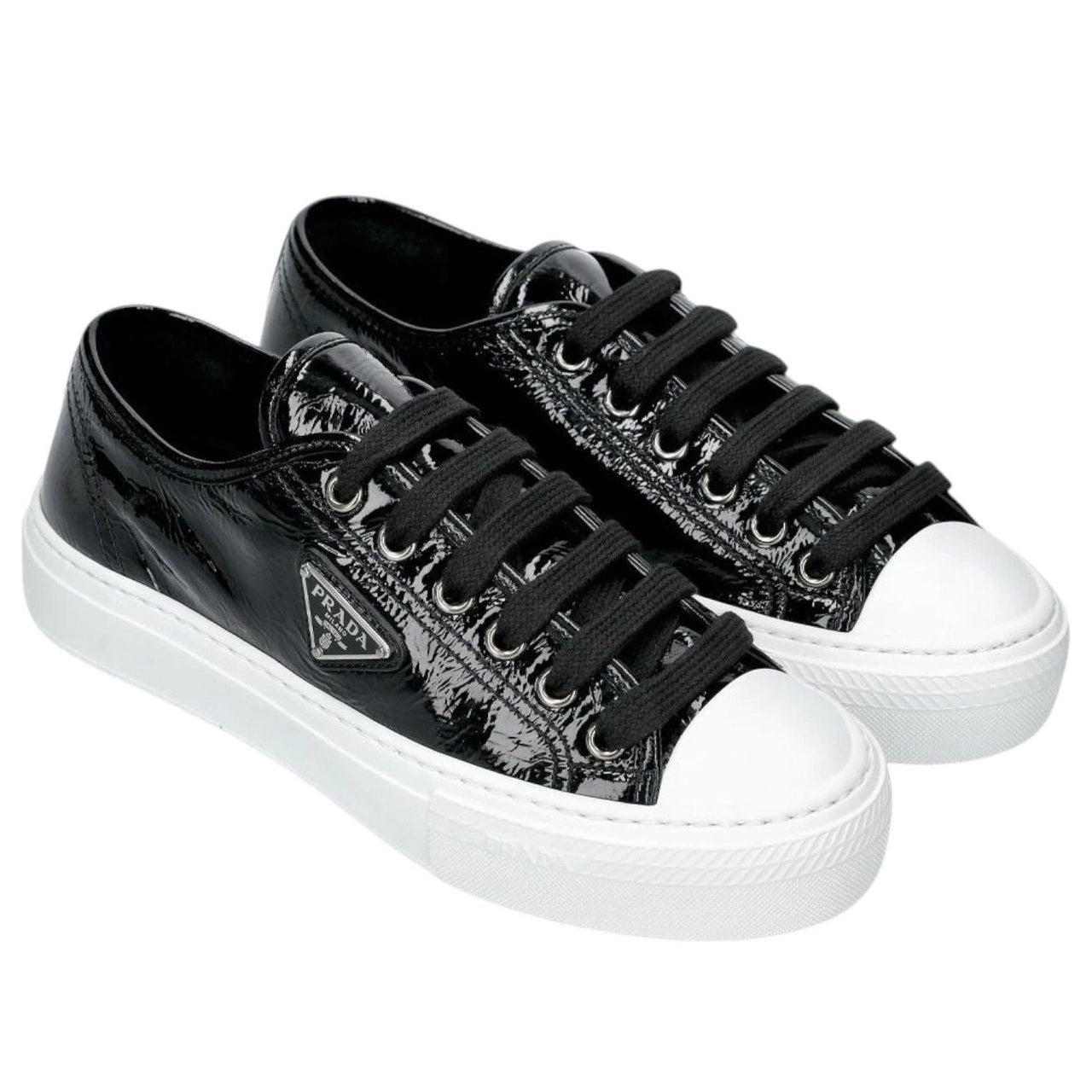 (WMNS) PRADA Naplak Leather 'Black Patent'  1E770N-H27-F0632