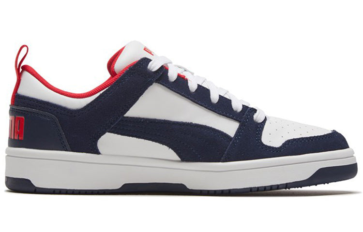 PUMA Rebound Layup Lo SD 'White Blue Red' 370539-05