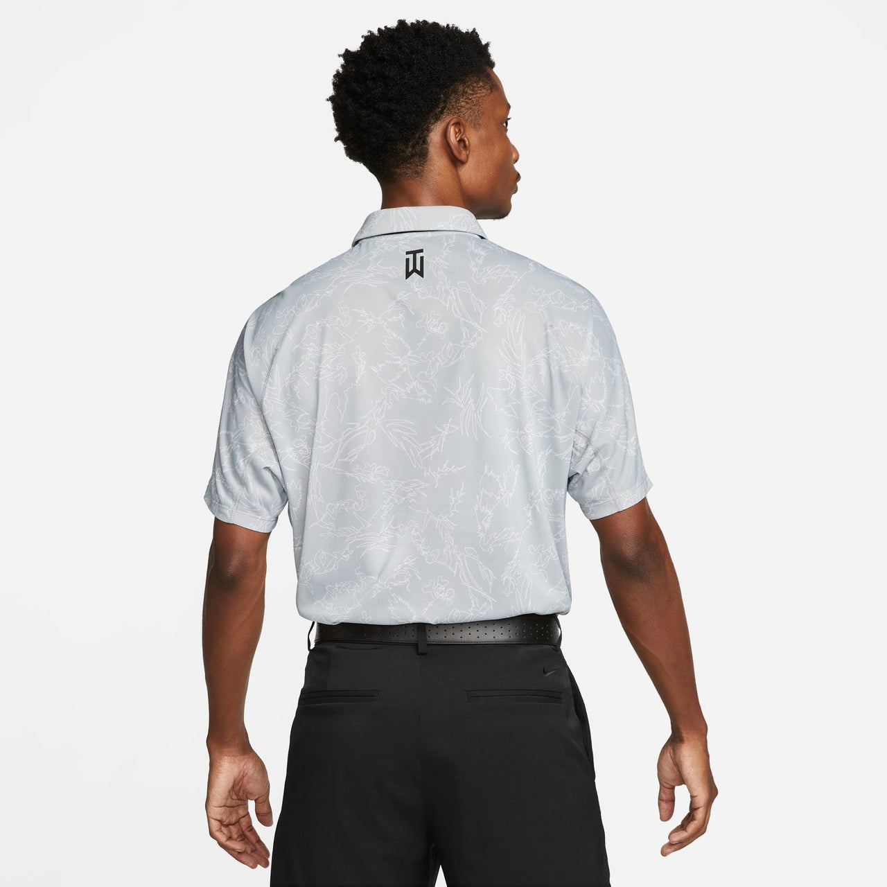 Nike Tiger Woods Dri-FIT ADV Contour Print Polo Shirt 'Grey' DX6092-077