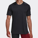 adidas Sports Training Casual Round Neck Short Sleeve Black HC4230