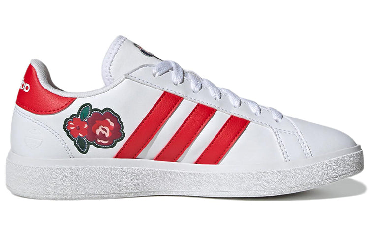 (WMNS) adidas x Disney Grand Court Base 2.0 Lifestyle 'White Vivid Red' GV9550