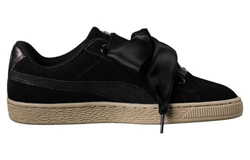 (WMNS) PUMA Suede Heart 'Safari - Black' 364083-03