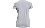 (WMNS) Under Armour Graphic Training Sports Print Crewneck Short Sleeve Grey 1363352-011