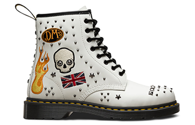 Dr. Martens 1460 Classic 8 High Top Martin boots Unisex White 24207100