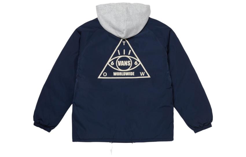 Vans Casual Hooded Down Jacket 'Navy Blue' VN000FBYLKZ
